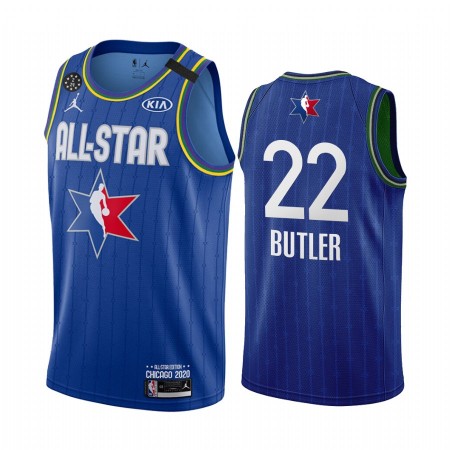 Camiseta Hombre Miami Heat Jimmy Butler 22 2020 All-Star Jordan Brand Azul Swingman